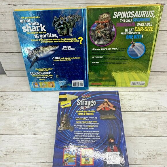 Lot Of 3 Ultimate Weird But True books National Geo Kids and Time Hard Covers - Picture 9 of 9